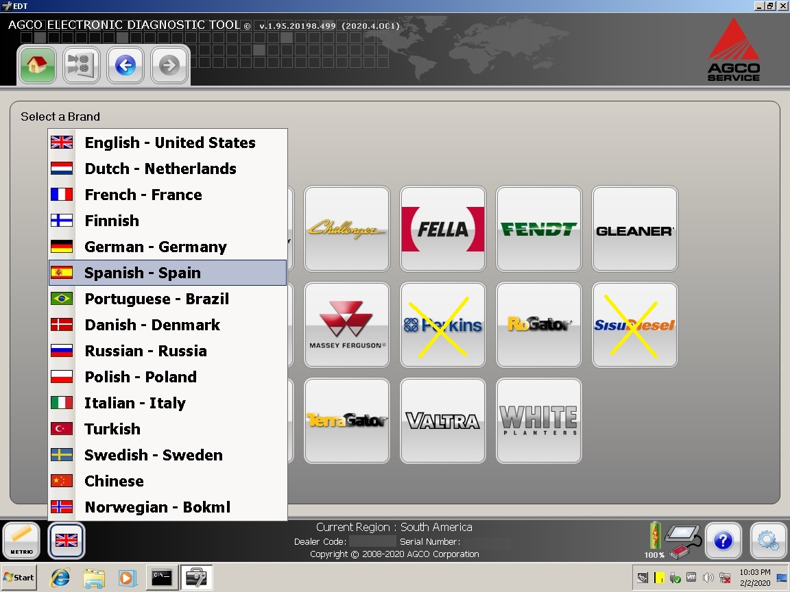 AGCO-Electronic-Diagnostic-Tool-1.95-VMware-Unlimited-2