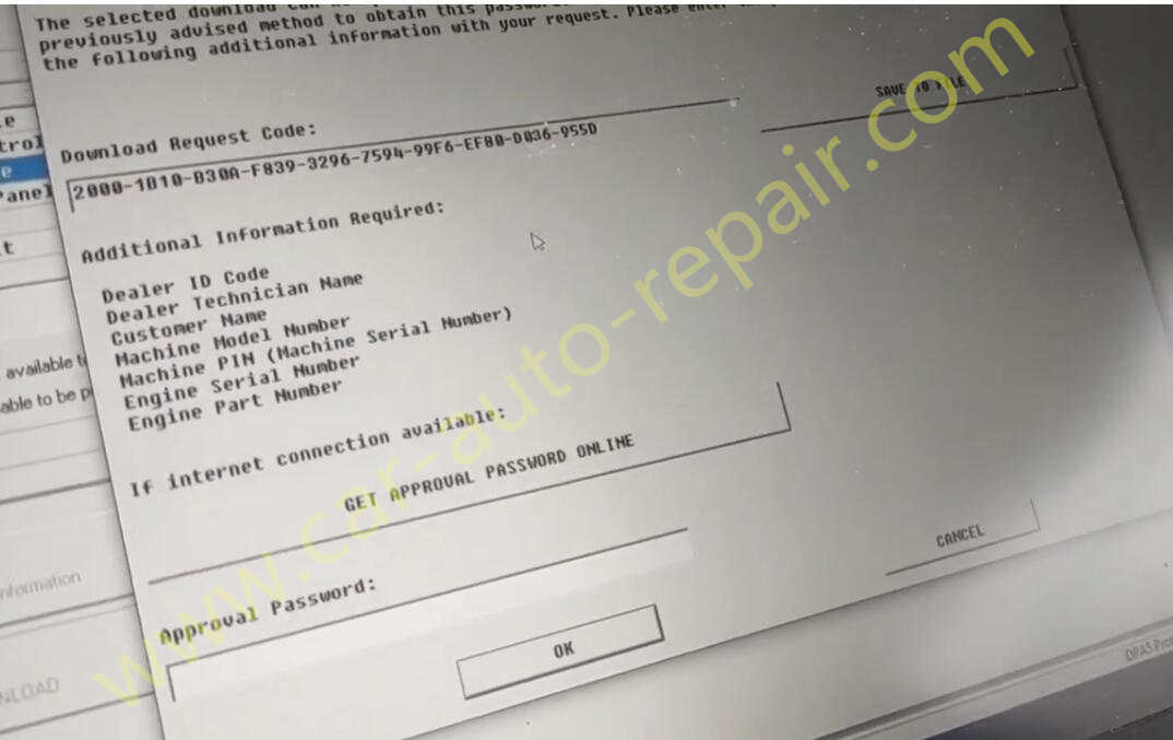 How to Get Approval Password for CNH EST Programming (3)