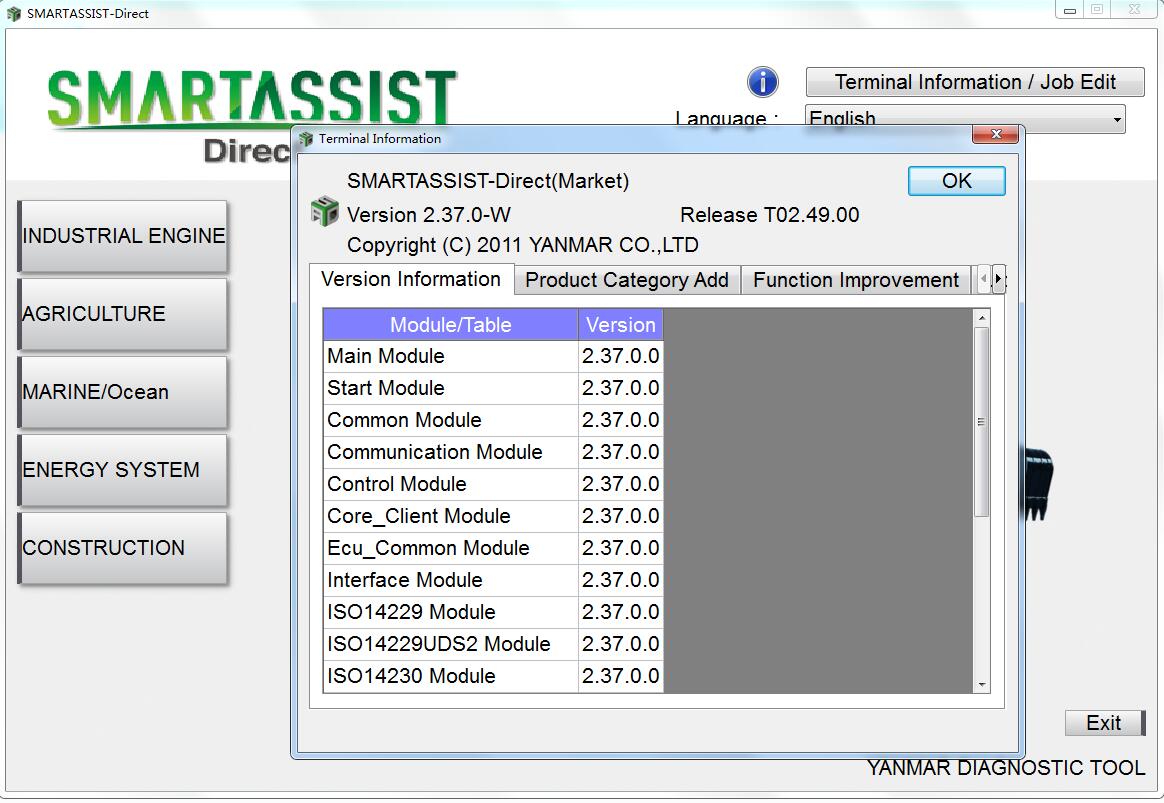 Yanmar SA-Direct 2.37