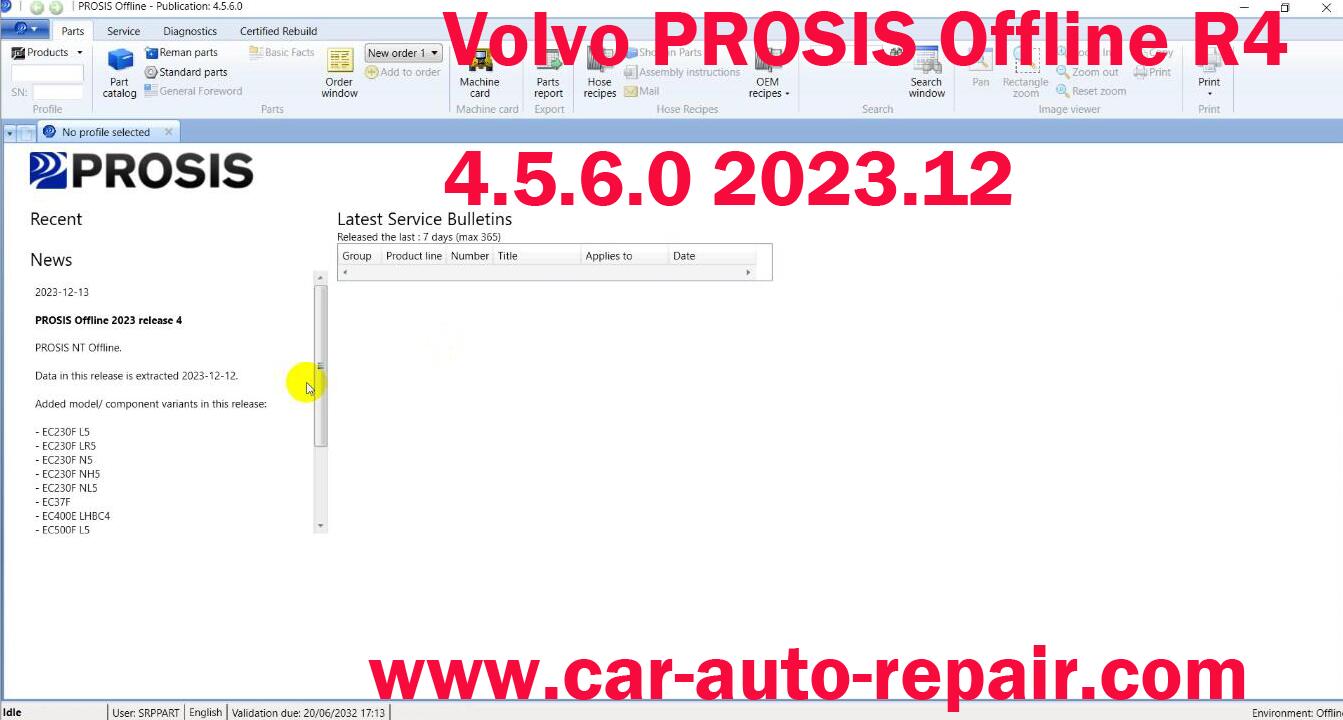 Volvo PROSIS 2023.12