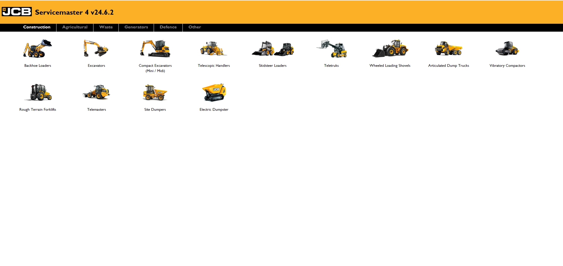 JCB ServiceMaster4 07.2024 V24.6.2 Diagnostic Tool 1