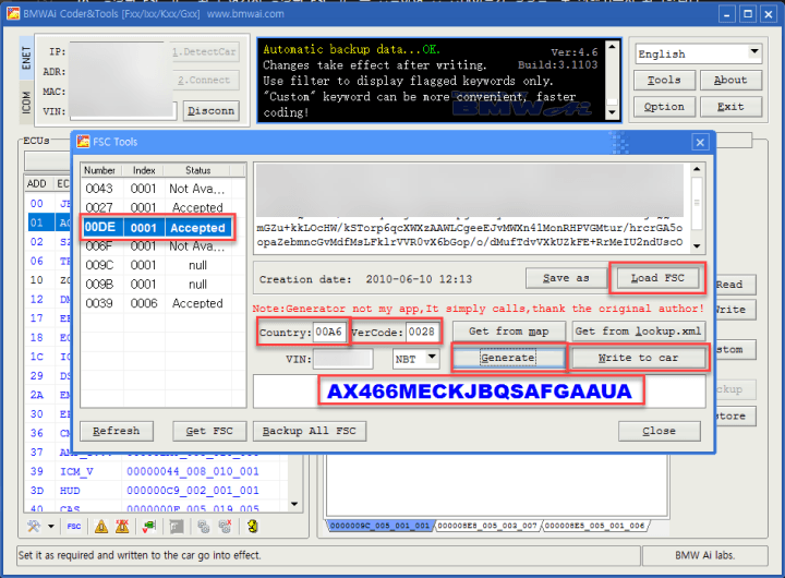 Bmw Fsc Code Generator