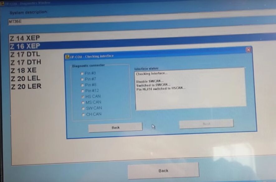OPCOM-reset-reprogram-Vauxhall-engine-ECU-4