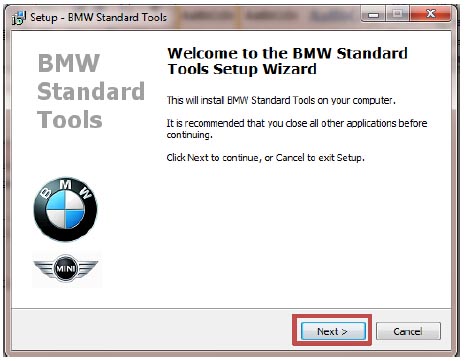 How to Install BMW Standard 2.12 Software (3)