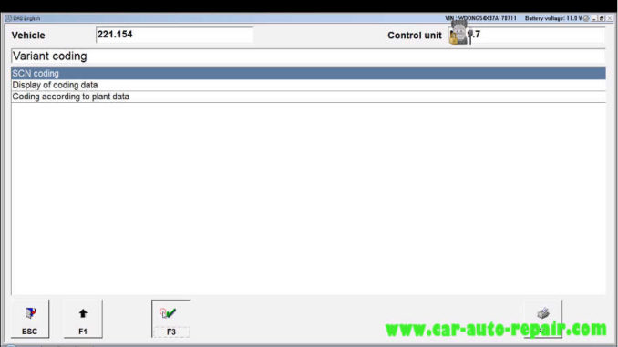 xentry no scn coding data found error xentry no scn coding data found error