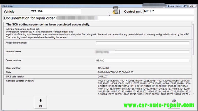 xentry no scn coding data found error xentry no scn coding data found error