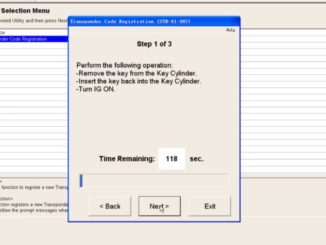 Toyota TIS Techstream RegisterPrograme New Key for Toyota Corolla EX 2011 (7)