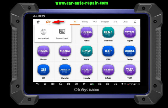 Chevrolet Equinox 2010 Key Programming by Auro IM600 (2)