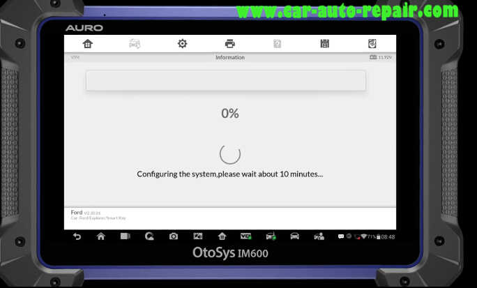 Ford Explorer 2015 Smart Key All Keys Lost Programming via AURO IM600 (11)