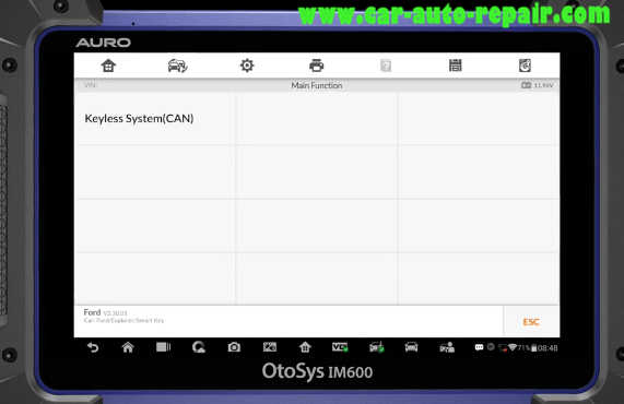 Ford Explorer 2015 Smart Key All Keys Lost Programming via AURO IM600 (8)