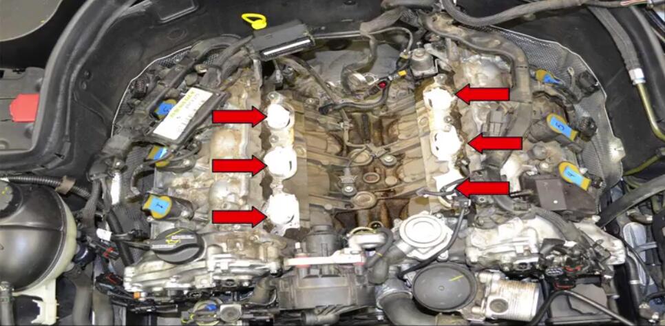 How to Remove Mercedes Benz Intake Manifold (27)