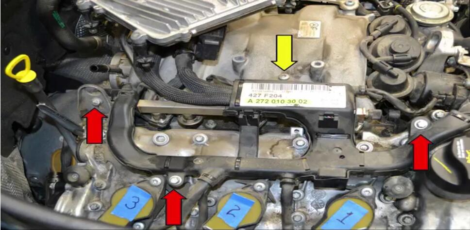How to Remove Mercedes Benz Intake Manifold (5)