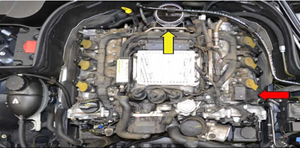 How to Replace Air Oil Separator for Mercedes Benz (1)