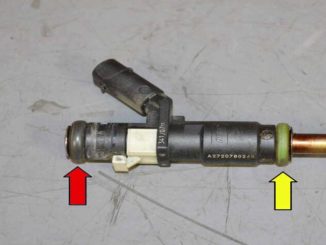 How to Replace Fuel Injector for Benz C350 (22)