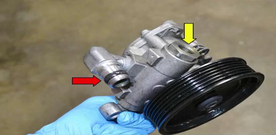How to Replace Power Steering Pump for Benz W204 (11)