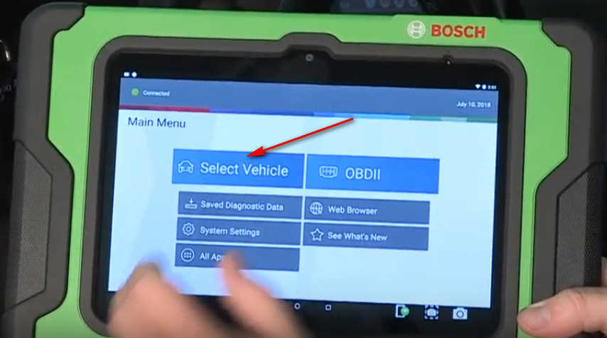 How to Use Bosch ADS 625 ADS 325 to Identify a Vehicle (2)