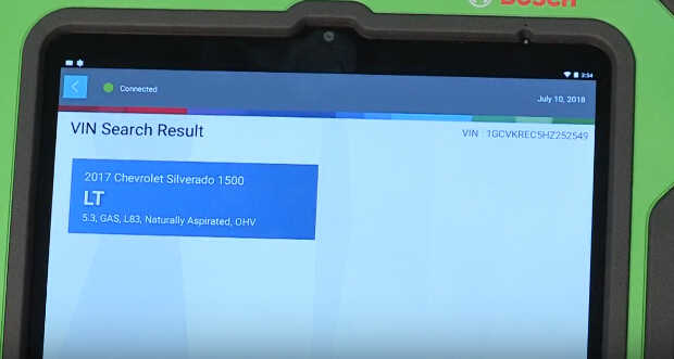 How to Use Bosch ADS 625 ADS 325 to Identify a Vehicle (7)