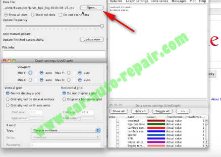 How to View BMW GS911 Real-time Log File Data (Live Graph) (2)