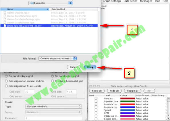 How to View BMW GS911 Real-time Log File Data (Live Graph) (4)