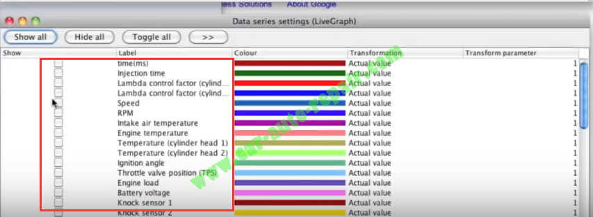 How to View BMW GS911 Real-time Log File Data (Live Graph) (6)