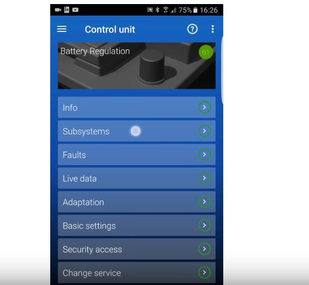 OBDeleven Perform Battery Adaptation for Audi A6A8 (5)