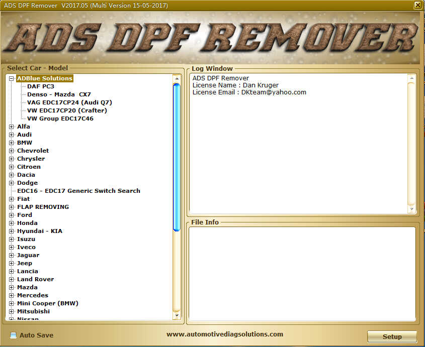 ADS DPF Remover