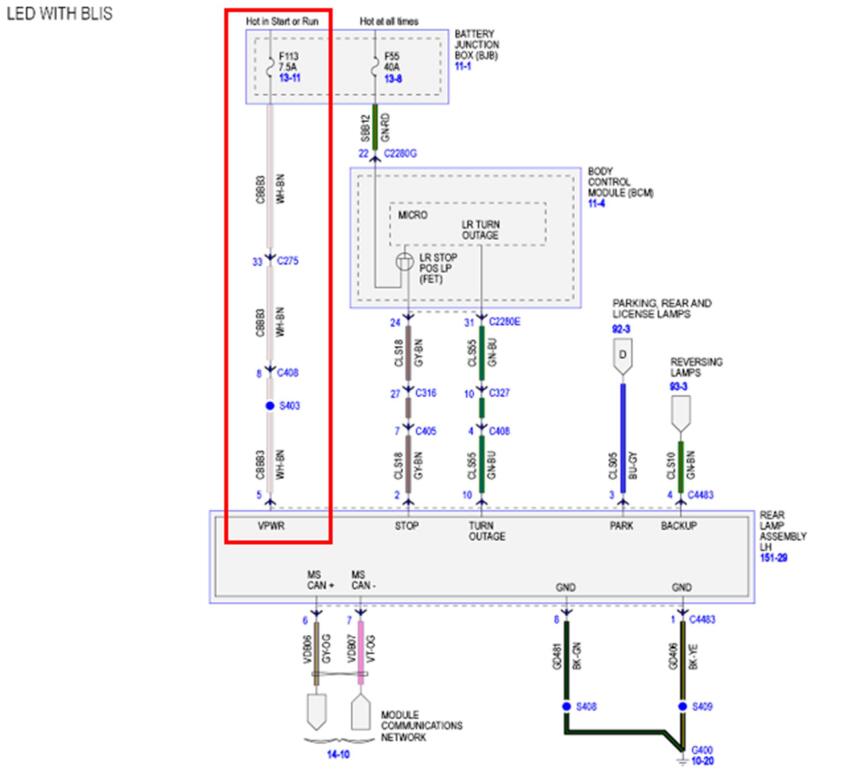 Ford F150 2015 Blind Spot Information System (BLIS) Installation Guide (3)