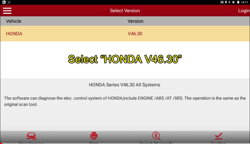 Honda Accord All Key Lost Programming by Launch X431 (2)