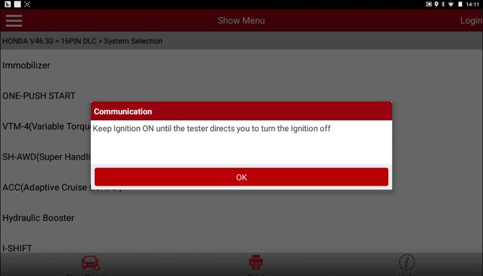 Honda Accord All Key Lost Programming by Launch X431 (6)