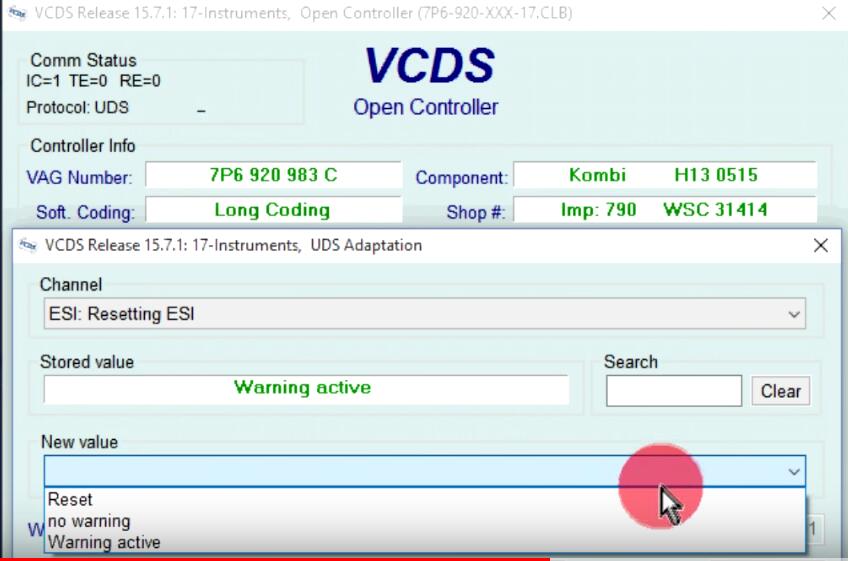How to Use VCDS Reset Service Reminder Interval Light (18)