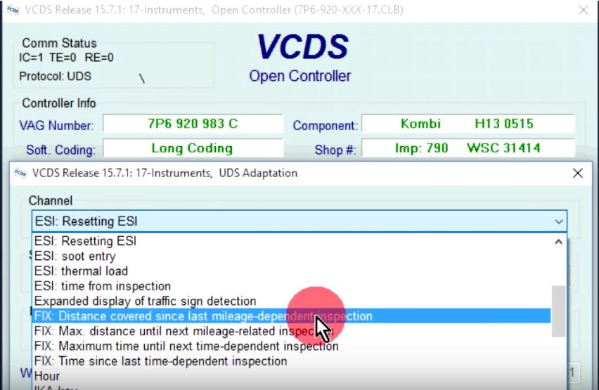 How to Use VCDS Reset Service Reminder Interval Light (19)