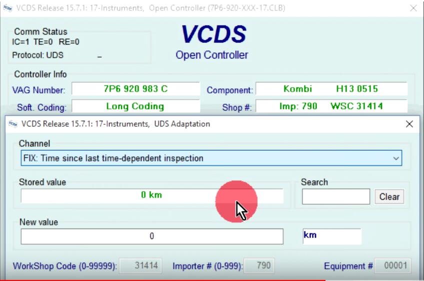 How to Use VCDS Reset Service Reminder Interval Light (22)