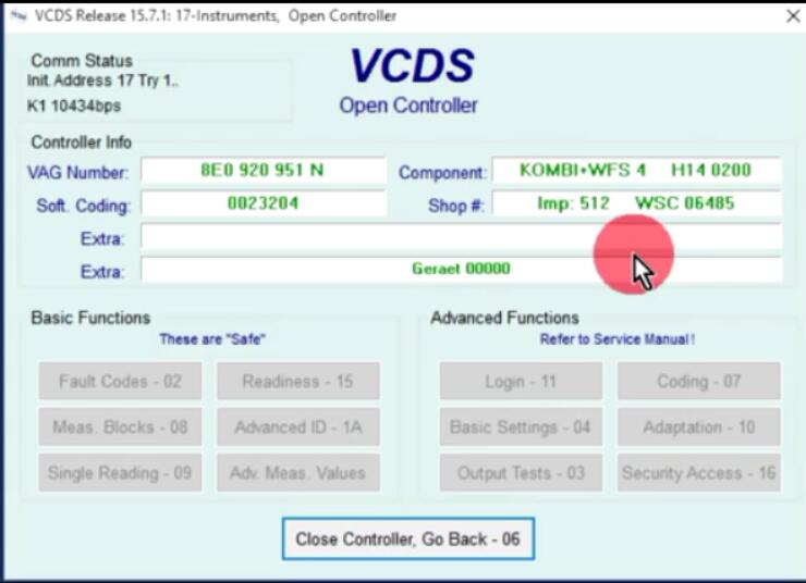 How to Use VCDS Reset Service Reminder Interval Light (4)