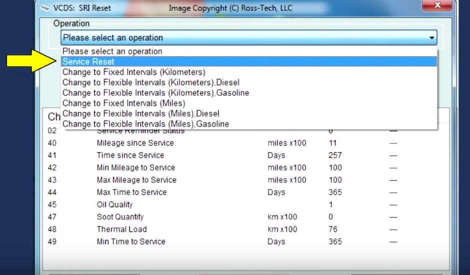 How to Use VCDS Reset Service Reminder Interval Light (8)