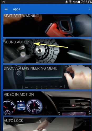 OBDeleven Disable Sound Actor for VW MK7 and Golf (4)