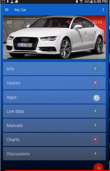 OBDeleven Reset Service & Inspection Interval Light for Audi A7 (3)