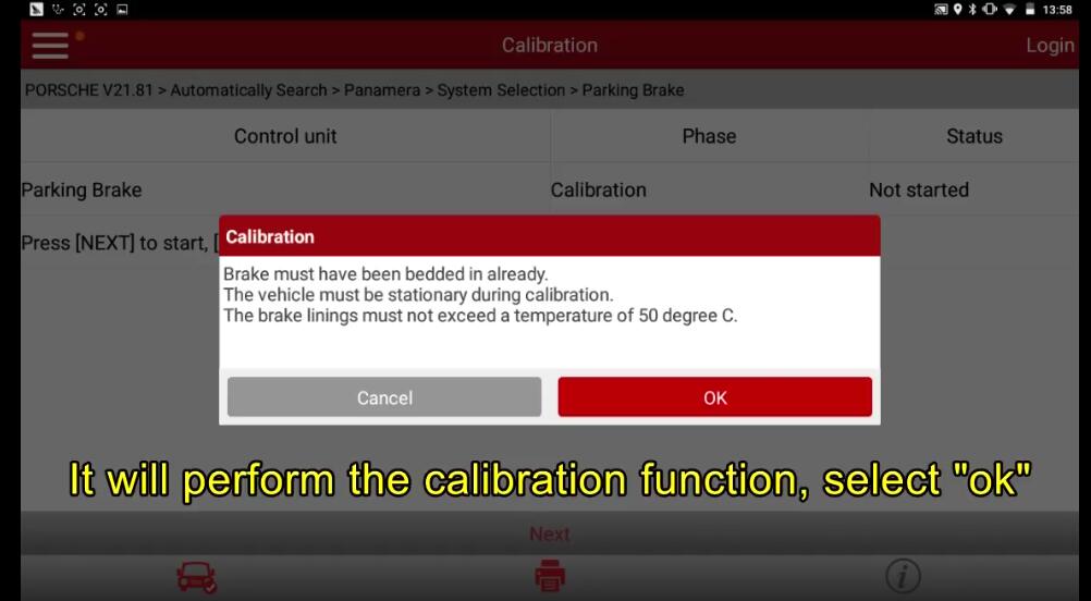 Porsche Panamera 2013 Parking Brake Programming After Replacement (20)