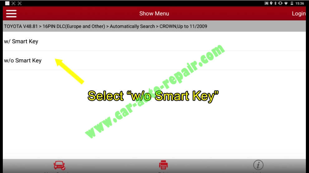 Toyota Crown 2013 Keys & Remote Programming by Launch X431 (4)