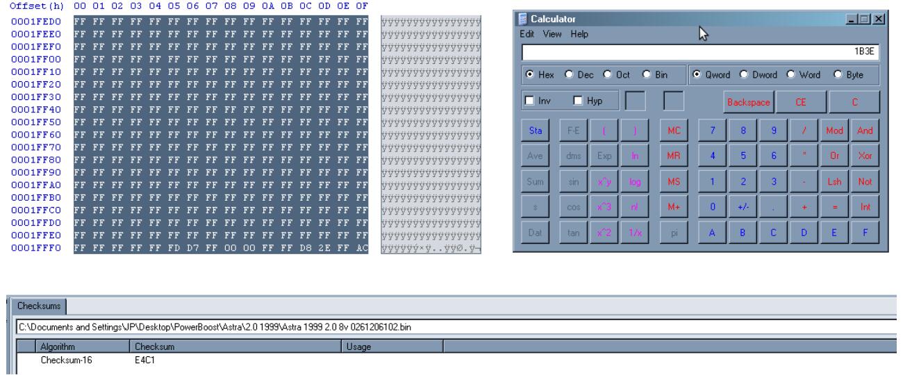 WinOLS Correct Checksum for Opel Motronic 1.5.5 (5)