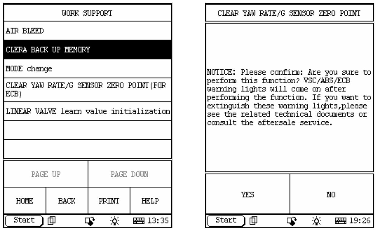 Launch X431 Perform ECU Backup Memory Clear/Initialization2