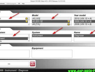 Delphi DS150E Change InstrumentDashboard Language for Audi A3 (1)
