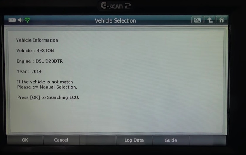 Gscan2 Ssangyong Rexton 2014 ECU Replacement (5)