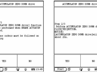 Launch X431Toyota Accumulator Pressure Down to Zero Drive (2)