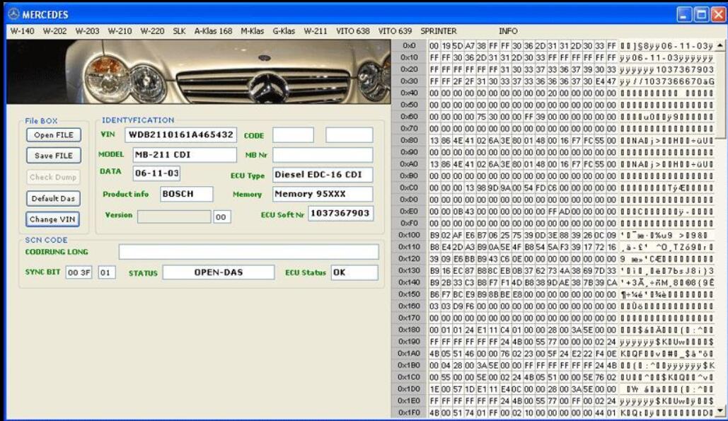 Mercedes Benz ECU Clear Editor Download