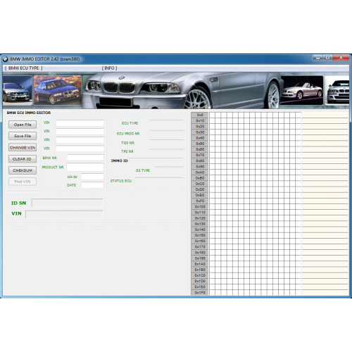 BMW immo id editor