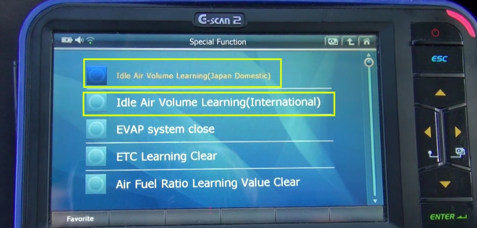 G-scan2 Perform Idle Air Volume Learning for Nissan (10)