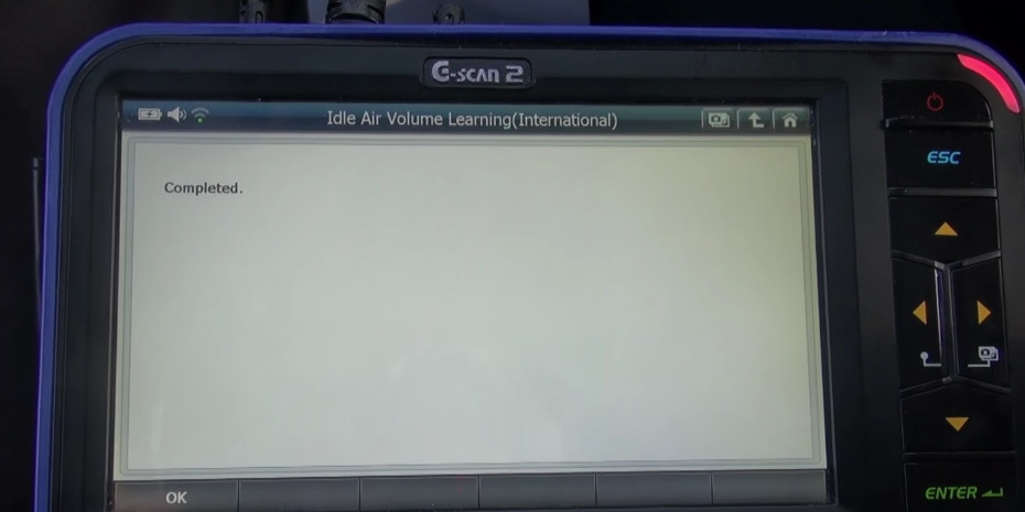 G-scan2 Perform Idle Air Volume Learning for Nissan (15)