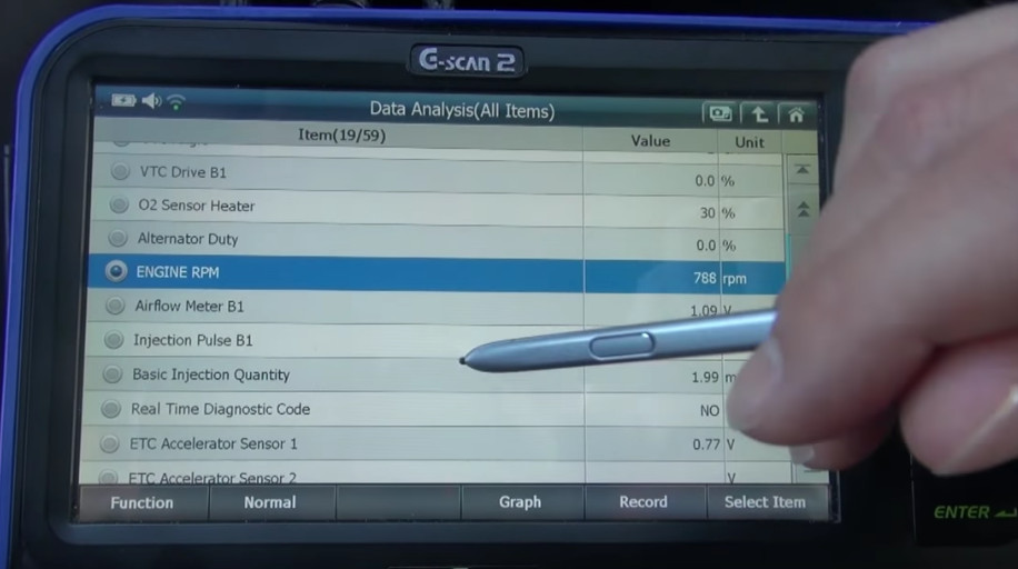 G-scan2 Perform Idle Air Volume Learning for Nissan (7)