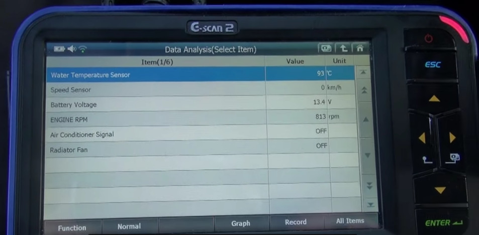 G-scan2 Perform Idle Air Volume Learning for Nissan (8)