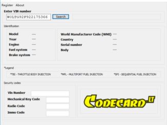 Opel VIN Decoder v1.0 Free Download (1)